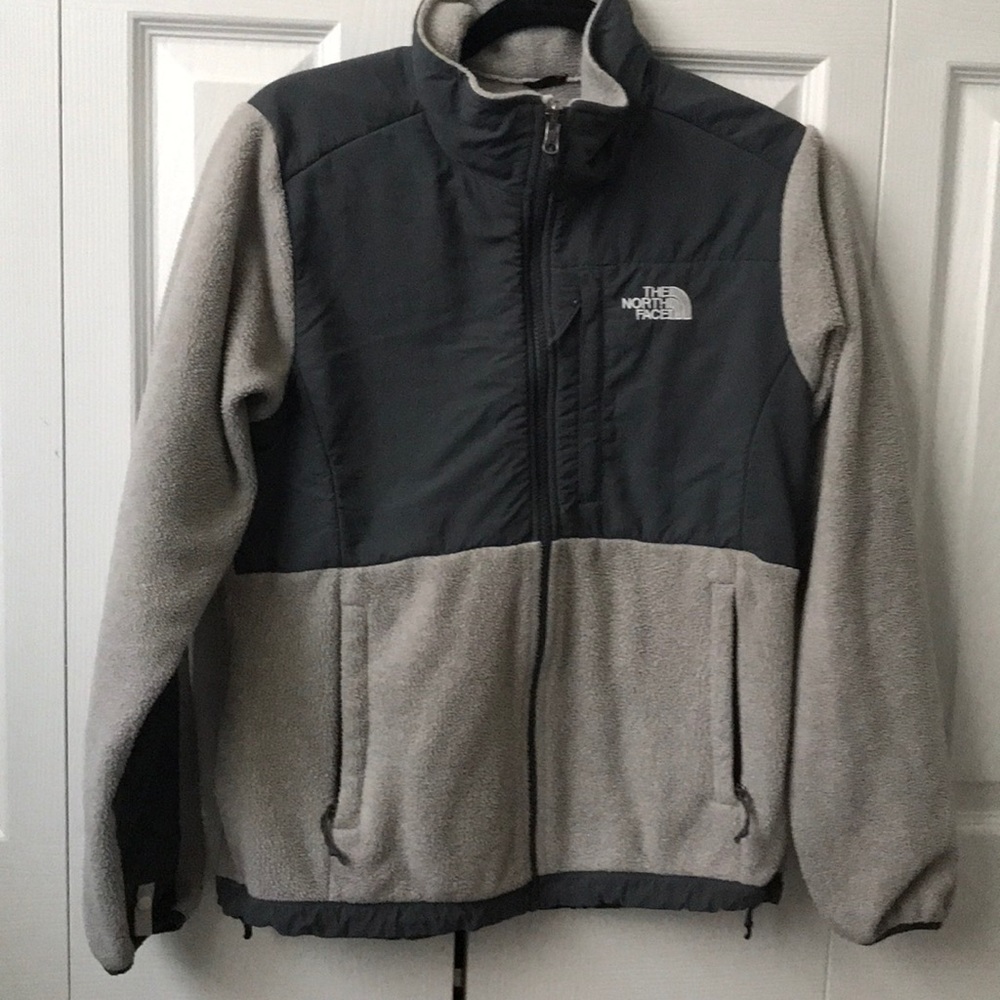Grey north face jacket